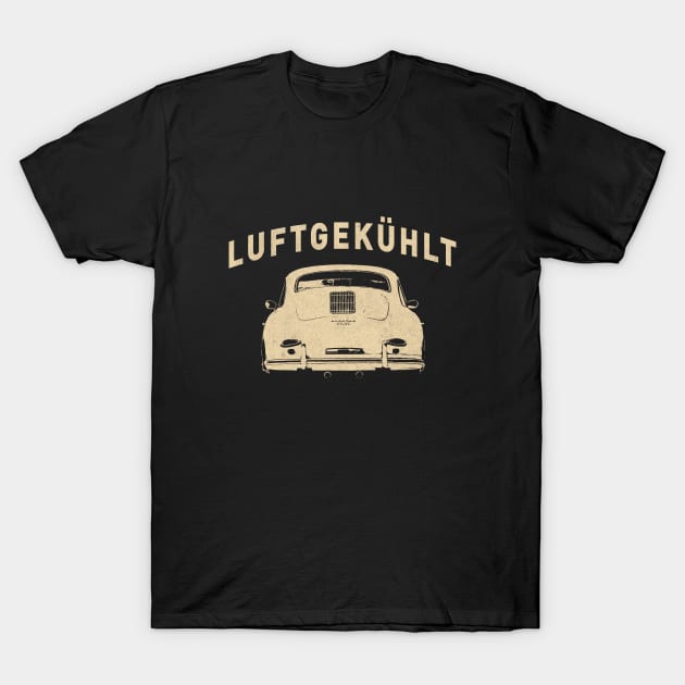 Aircooled Porsche 356 by Buck Tee T-Shirt by Buck Tee